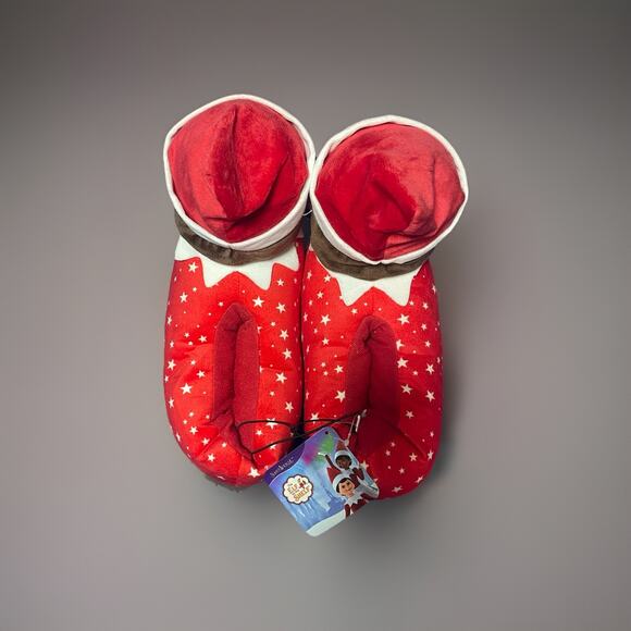 NWT Elf On The Shelf Womens Christmas Slippers Size Medium 9-10 - Picture 3 of 5